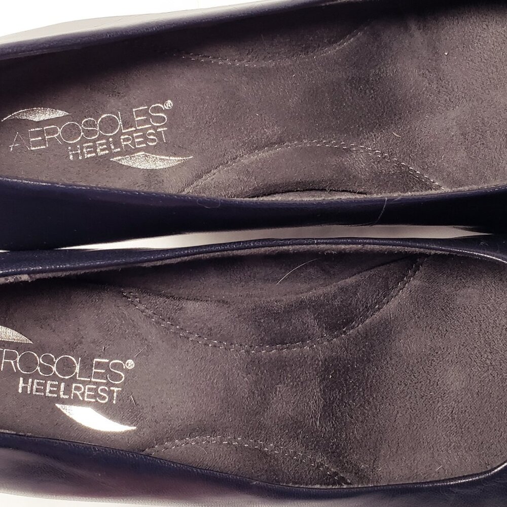 AEROSOLES Women's Navy Blue Heels - Picture 7 of 14